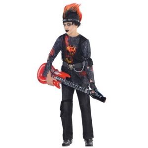 Halloween Rockstar Zombie Boys size Medium